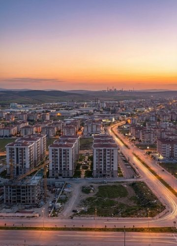 Tekirdağ Kapaklı bölgesinde yeni yapılan konut projeleri ve siteler için özel ölçü mobilya, mutfak dolabı ve marangozluk hizmet bölgesi manzarası.